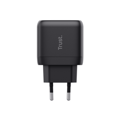 TRUST ALIMENTATORE/CARICABATTERIA 45W USB-C GAN - CAVO RICARICA INCLUSO - PLASTICA RICICLATA 50 - M [25521]