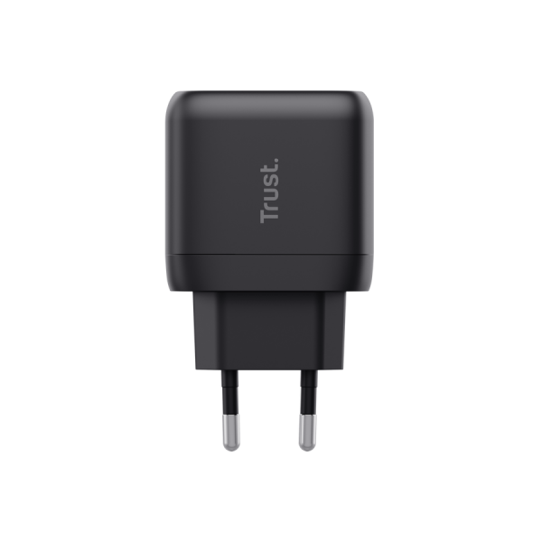TRUST ALIMENTATORE/CARICABATTERIA 45W USB-C GAN - CAVO RICARICA INCLUSO - PLASTICA RICICLATA 50 - M [25521]