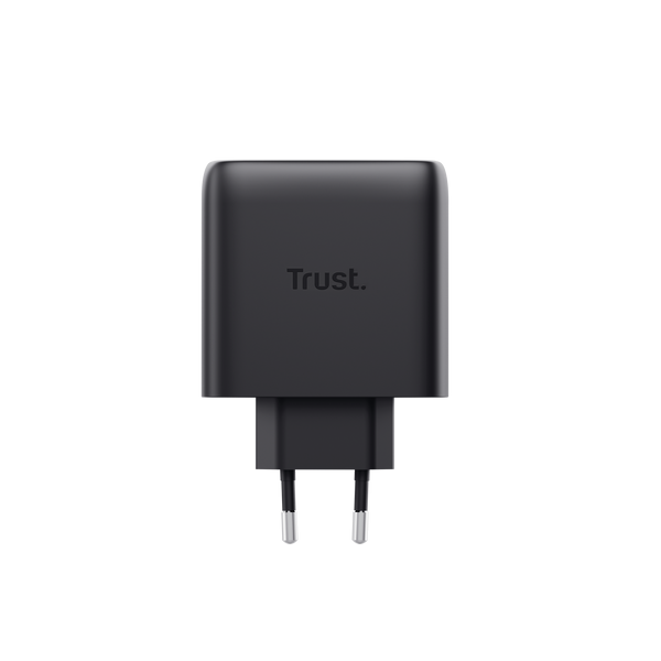 TRUST ALIMENTATORE/CARICABATTERIA 65W USB-C GAN - CAVO RICARICA INCLUSO - PLASTICA RICICLATA 50 - M [25523]
