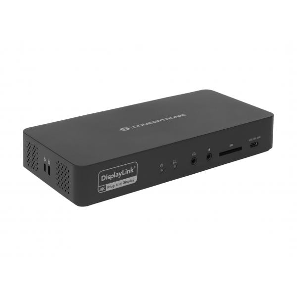 Conceptronic 17-in-1 DisplayLink Docking Station USB 3.2 Gen 2 [DONN31B]