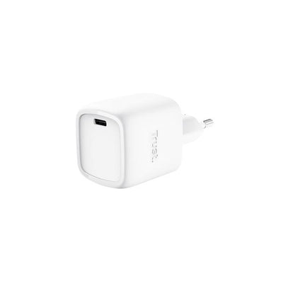 TRUST ALIMENTATORE/CARICABATTERIA 30W USB-C GAN - PLASTICA RICICLATA 50 - MAXO - BIANCO [25520]