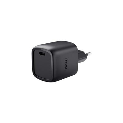 TRUST ALIMENTATORE/CARICABATTERIA 30W USB-C GAN - PLASTICA RICICLATA 50 - MAXO - NERO [25519]