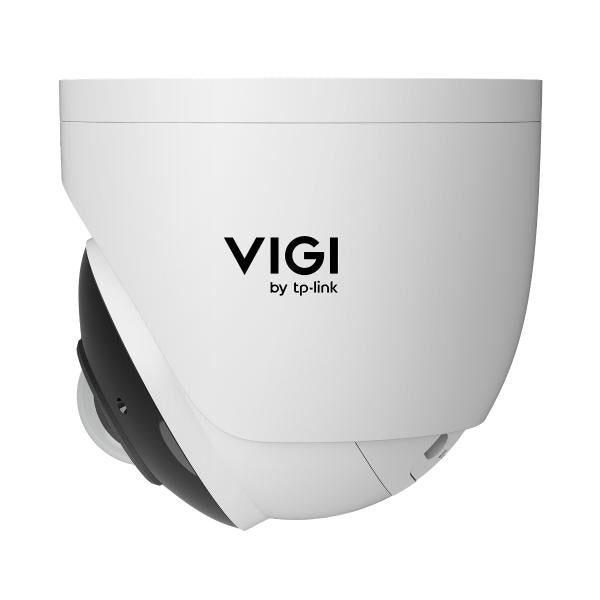 TP-Link - VIGI 8MP IR Panoramic Turret Network Camera SPEC: 8MP, 1.65mm Focal Length, 1/2.7? Progressive Scan CMOS, H.265+/H.265/H.264+/H.264, IR LED, 25fps/30fps (3840x2160), IP67, IK10, PoE/DC 12V, [InSightS485PI]