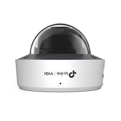 TP-Link - VIGI 8MP Full-Color Dome Network Camera SPEC: 8MP, 2.8mm Fixed Lens, 1/2.7? Progressive Scan CMOS, H.265+/H.265/H.264+/H.264, IR&White LED, 25fps/30fps (3840  2160), IP67, IK10, PoE/DC 12V [InsightS285(2.8mm)]