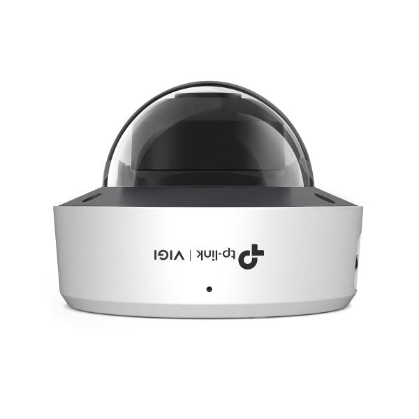 TP-Link - VIGI 8MP Full-Color Dome Network Camera SPEC: 8MP, 2.8mm Fixed Lens, 1/2.7? Progressive Scan CMOS, H.265+/H.265/H.264+/H.264, IR&White LED, 25fps/30fps (3840  2160), IP67, IK10, PoE/DC 12V [InsightS285(2.8mm)]