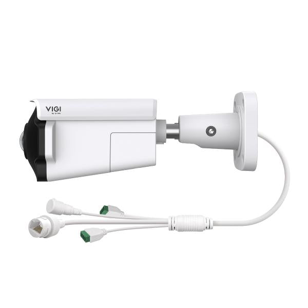 TP-Link - InSight S385PI - VIGI 8MP IR Panoramic Bullet Network Camera - SPEC: 8MP, 1.65mm Focal Length, 1/2.7 Progressive Scan CMOS, .265+/H.265/H.264+/H.264, IR LED, 25fps/30fps (3840x2160), IP67, [InSightS385PI]