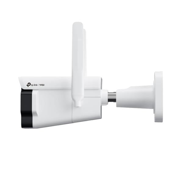 TP-Link - VIGI 4MP Outdoor Full-Color 4G Bullet Network Camera SPEC: 4G Cat4, LTE-TDD/LTE-FDD/WCDMA, 4MP, 4mm Focal Length, 1/2.7? Progressive Scan CMOS, H.265+/H.265/H.264+/H.264, IR & White LED, [InSightS345-4G(4mm)]