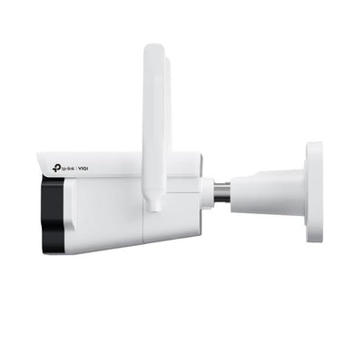 TP-Link - VIGI 4MP Outdoor Full-Color 4G Bullet Network Camera SPEC: 4G Cat4, LTE-TDD/LTE-FDD/WCDMA, 4MP, 4mm Focal Length, 1/2.7? Progressive Scan CMOS, H.265+/H.265/H.264+/H.264, IR & White LED, [InSightS345-4G(4mm)]