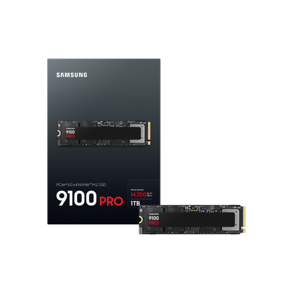 SAMSUNG SSD INTERNO 9100 PRO 1TB M.2 2280 PCI EXPRESS 5.0 X4 NVME [MZ-VAP1T0BW]