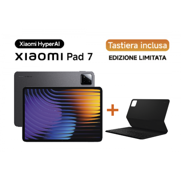 XIAOMI TABLET PAD 7 8+128GB 11.2 WIFI GRAY + KEYBOARD [VHU5557EU]