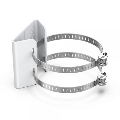 TP-Link - VIGI Network Camera Pole Mounting Bracket SPEC: SGCC, Stainless Steel, 105  100  39 mm (4.13  3.94  1.54 in) FEATURE: Suitable for Pole Mounting, Fits Poles 70mm to 130mm in Diameter, [VMB-350]