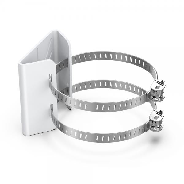 TP-Link - VIGI Network Camera Pole Mounting Bracket SPEC: SGCC, Stainless Steel, 105  100  39 mm (4.13  3.94  1.54 in) FEATURE: Suitable for Pole Mounting, Fits Poles 70mm to 130mm in Diameter, [VMB-350]