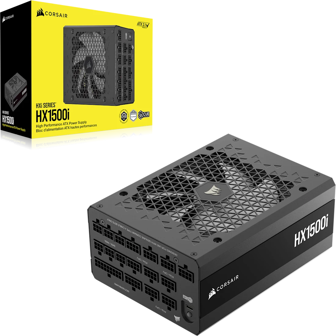 CORSAIR ALIMENTATORE HXI SERIES HX1500I, 80 PLUS PLATINUM [CP-9020309-EU]