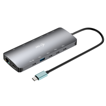 I-TEC DOCKING STATION USB-C NANO 3X LCD 2X HDMI 1X USB-C VIDEO, PD 140W [C31NANOTRIPLED140]