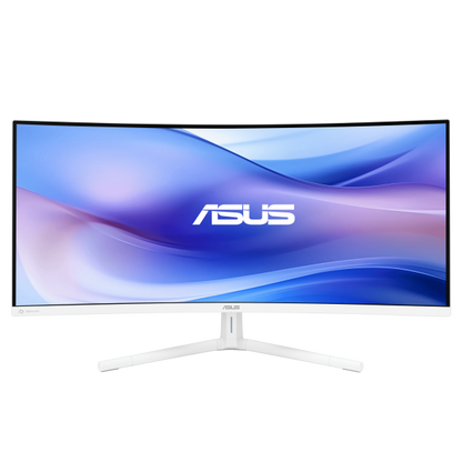 ASUS MONITOR CURVO 34" LED VA WQHD, 1MS 300 CDM, REG ALTEZZA, USB-C, DP/HDMI [VU34WCIP-W]