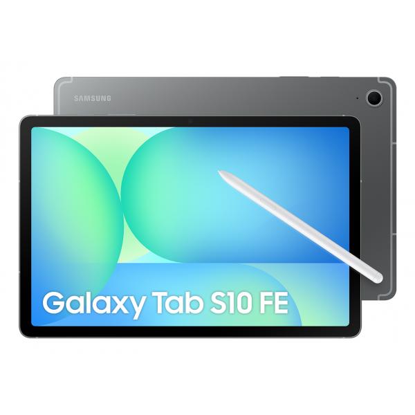 Samsung Galaxy Tab S10 FE, Tablet Android, Display 10.9" LCD, Wifi, RAM 12GB, 256GB, 8.000 mAh, S Pen, Android 15, IP68, Gray [SM-X520NZAPEUE]