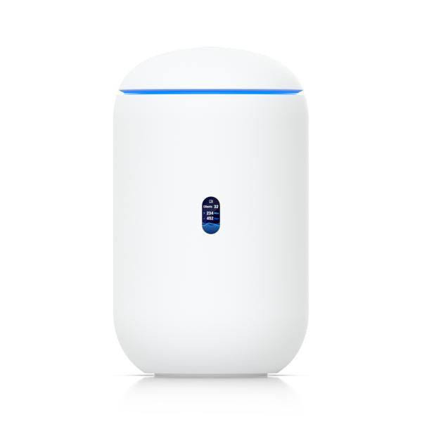 Ubiquiti - UDR7-EU - UniFi Dream Machine with Quad-core Arm Cortex A53 at 1.5 GHz, 3 GB DDR4 RAM, LAN x3 2.5 GbE RJ45 ports, WAN x1 10G SFP+ port, x1 2.5 GbE RJ45 port, AC/DC, internal, 50W, max. po [UDR7-EU]