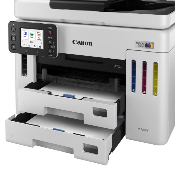 CANON MULTIFUNZIONE INK A4 COLORE, MAXIFY GX7150, 24IPM, ADF, USB/LAN/WIFI, 4 IN 1 [6880C006]