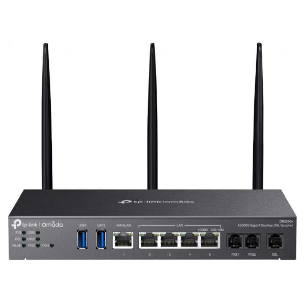 TP-Link Omada DR3220v-4G router wireless Gigabit Ethernet Dual-band (2.4 GHz/5 GHz) Nero [DR3220V-4G]