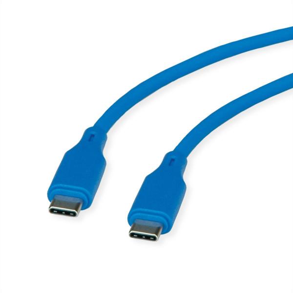 ROLINE CAVO USB COLORATO, 1M, BLU [11.02.9123]