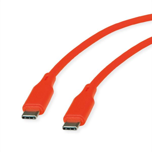 ROLINE CAVO USB COLORATO, 1M, ARANCIONE [11.02.9124]