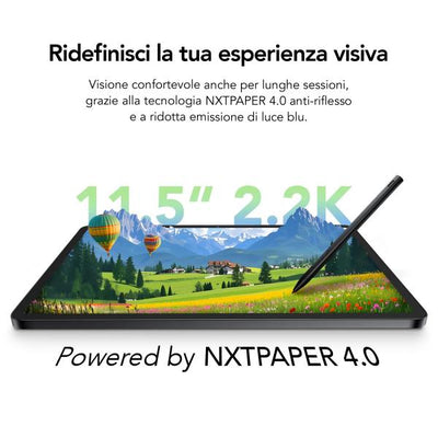 TCL NXTPAPER 11 Plus Mediatek 256 GB 29,2 cm (11.5") 8 GB Wi-Fi 5 (802.11ac) Android 15 Grigio [0111920274]