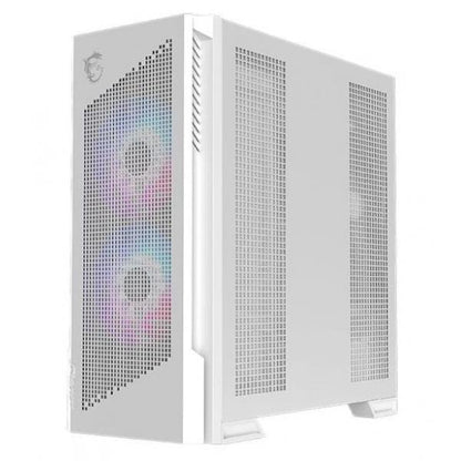 MSI CASE MID TOWER BIANCO, 2 USB, 1 TYPE-C, 2X160MM ARGB FAN, 1X120MM NO-ARGB FAN, ARGB+PWM CONTROL [MPG VELOX 300R AFPZW]