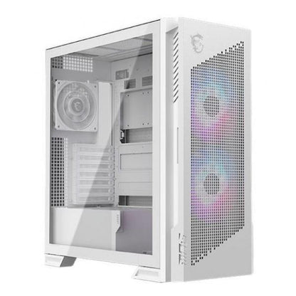 MSI CASE MID TOWER BIANCO, 2 USB, 1 TYPE-C, 2X160MM ARGB FAN, 1X120MM NO-ARGB FAN, ARGB+PWM CONTROL [MPG VELOX 300R AFPZW]