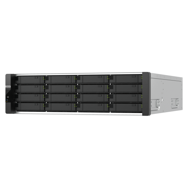 QNAP ES1686dc R2 NAS Armadio (3U) Intel Xeon D D-2142IT 48 GB DDR4 0 TB QNAP QES Nero, Grigio [ES1686DC-R2-2142IT-96G]