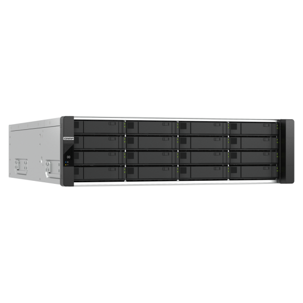 QNAP ES1686dc R2 NAS Armadio (3U) Intel Xeon D D-2142IT 48 GB DDR4 0 TB QNAP QES Nero, Grigio [ES1686DC-R2-2142IT-96G]