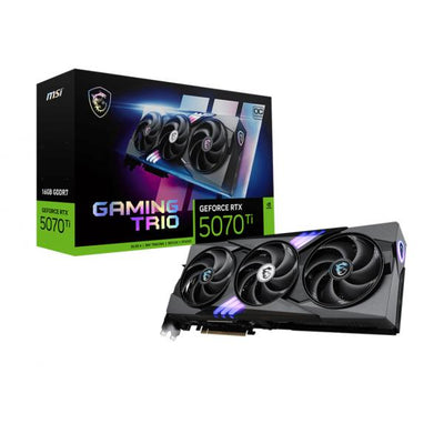 MSI VGA GEFORCE RTX 5070 TI, RTX 5070 Ti 16G GAMING TRIO OC, 16GB GDDR7 [RTX 5070 TI 16G GTRO]