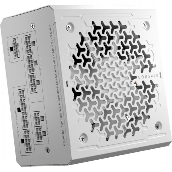 CORSAIR ALIMENTATORE, RM850E WHITE, 850 WATT, CYBENETICS GOLD CERTIFIED, FULLY MODULAR POWER SUPPLY [CP-9020293-EU]