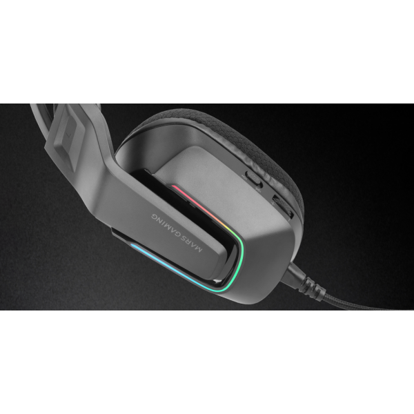MARSGAMING GAMING CUFFIA+MIC MHSTRIKE BLK PC MAC CONSOLES SAMRTHPONE TABLET [MHSTRIKE]