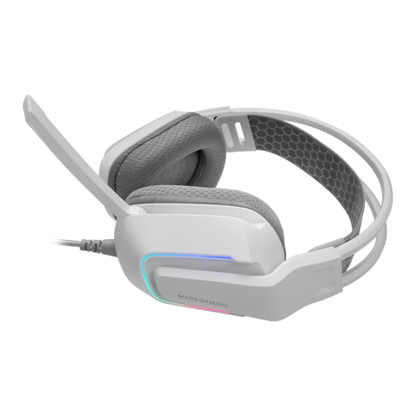 MARSGAMING GAMING CUFFIA+MIC MHSTRIKE WHITE PC MAC CONSOLES SAMRTHPONE TABL [MHSTRIKEW]
