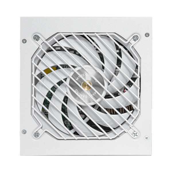 MARSGAMING ALIMENTATORE MPB650SIW 650W 80PLUS BRONZE BIANCO APFC 2X PCIE6+ [MPB650SIW]