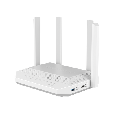 KEENETIC Hero 2nd Gen. (KN-1012) AX3000 Mesh Wi-Fi 6 Multi-Gigabit Router with a 4-Port Gigabit and 1-Port 2.5 Gigabit Smart Switch, SFP Combo Port, USB 2.0 and USB 3.0 Ports [KN-1012-01-EU]