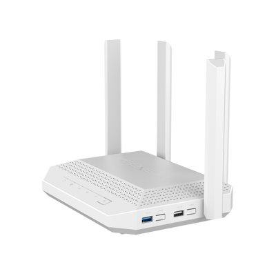 KEENETIC Hero 2nd Gen. (KN-1012) AX3000 Mesh Wi-Fi 6 Multi-Gigabit Router with a 4-Port Gigabit and 1-Port 2.5 Gigabit Smart Switch, SFP Combo Port, USB 2.0 and USB 3.0 Ports [KN-1012-01-EU]