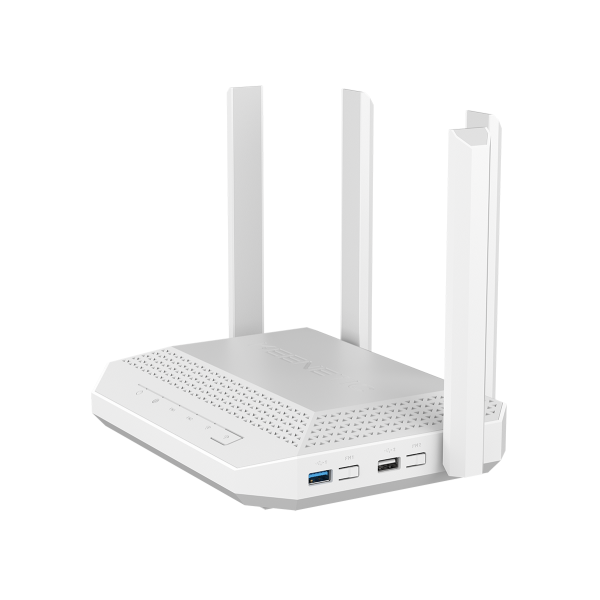 KEENETIC Hero 2nd Gen. (KN-1012) AX3000 Mesh Wi-Fi 6 Multi-Gigabit Router with a 4-Port Gigabit and 1-Port 2.5 Gigabit Smart Switch, SFP Combo Port, USB 2.0 and USB 3.0 Ports [KN-1012-01-EU]