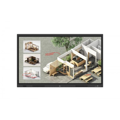 LG CreateBoard Standard lavagna interattiva 139,7 cm (55") 3840 x 2160 Pixel Touch screen Nero [55TR3DQ-B.AUEQ]