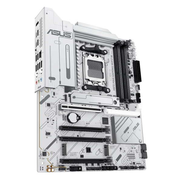 ASUS MB X870 MAX GAMING WIFI7 W//AM5,X870,USB4,WIFI7,AURA BIANCA [X870 MAX GAM WIFI7 W]