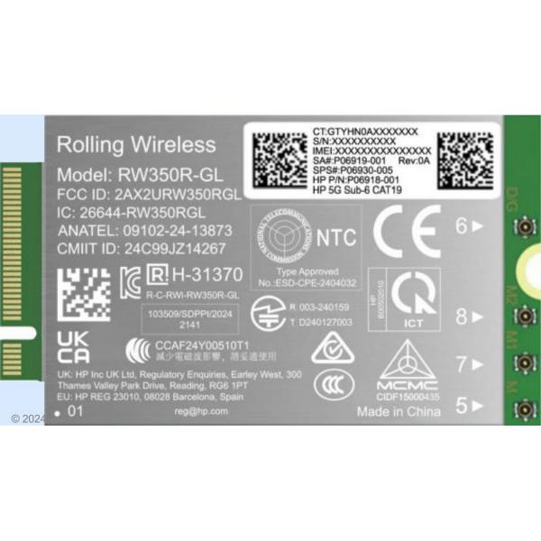 Hp 5G Sub-6 WWAN [B8BD4AA]