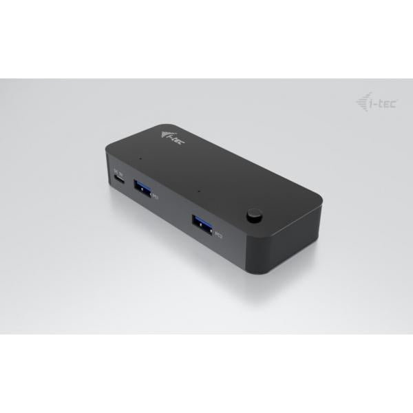 I-TEC HUB KVM UNIVERSALE, 2X USB-C, 2X USB-A 3.0 PORT [CAKVMHUB2A2C]