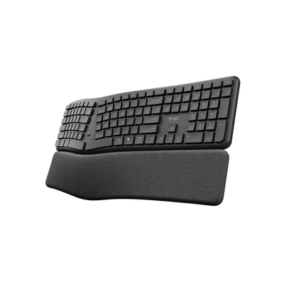 Trust Keyra tastiera Casa/ufficio RF senza fili + Bluetooth QWERTY Inglese Nero [25707]