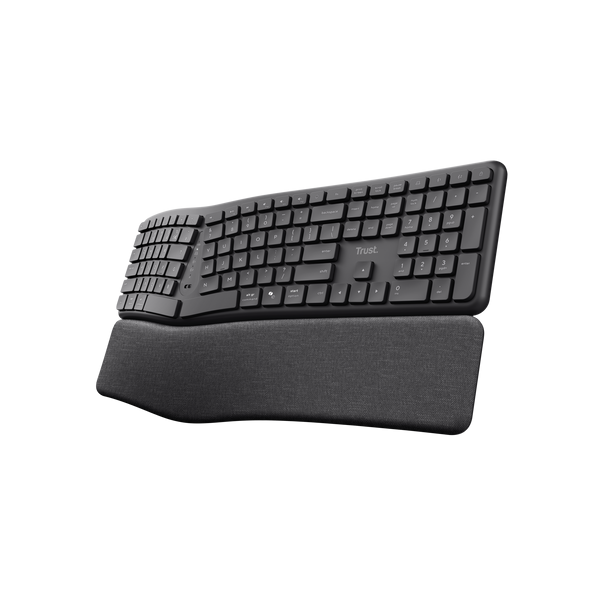 Trust Keyra tastiera Casa/ufficio RF senza fili + Bluetooth QWERTY Inglese Nero [25707]