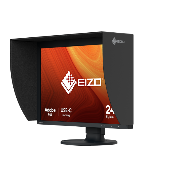 EIZO MONITOR 24", 16:10, 1920X1200, WIDE GAMUT, IPS LCD, CALIBRATION SENSOR, 400 CD/SQM, USB-C (DISP [CG2400S]