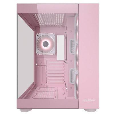 COUGAR CASE MID TOWER DUAL CHAMBER FV150 RGB ROSA 3x120INV+120 + HUB [CGR-5KA1P-RGB]