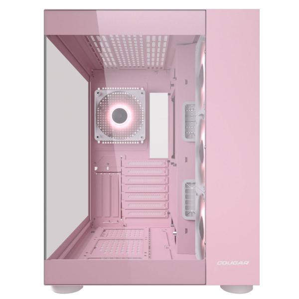 COUGAR CASE MID TOWER DUAL CHAMBER FV150 RGB ROSA 3x120INV+120 + HUB [CGR-5KA1P-RGB]