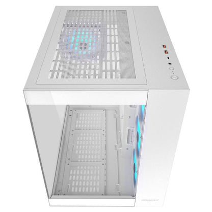 COUGAR CASE MID TOWER CUBE FV 150 RGB WHITE D.CHAMBER 3*120+120mm ARGB FAN [CGR-5KA1W-RGB]