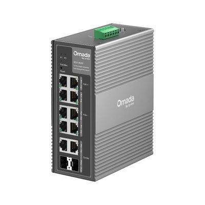TP-Link - IES210GPP - Omada 10-Port Gigabit Industrial Easy Managed Switch with 6-Port PoE+ and 2-Port PoE++ [IES210GPP]