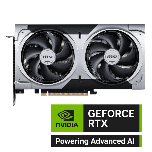 MSI VENTUS GeForce RTX 5060 TI 16G 2X OC PLUS NVIDIA 16 GB GDDR7 [RTX5060TI16GVENTUS2XOC+]